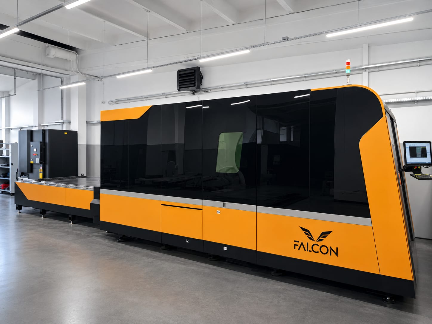 Laser FALCON 6 kW w hali GENETICVISION w Zabrzu